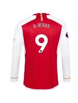 Moški Nogometna dresi replika Arsenal Gabriel Jesus #9 Domači 2023-24 Dolgi rokav